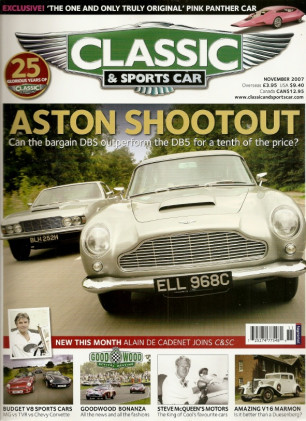 CLASSIC & SPORTSCAR 2007 NOV - V16 MORMON, CHIMAERA v VETTE v MG RV8